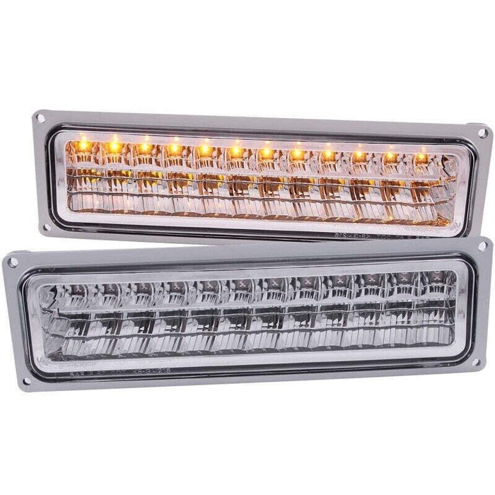 Anzo 511048 LED Parking Lights Chrome Fits 1988-1998 Chevrolet C1500