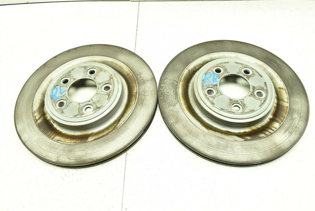 2009-2015 Jaguar XF Rear Rotor Set Pair 09-15