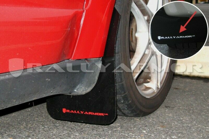 Rally Armor for 2005-2009 Legacy GT and Outback UR Black Mud Flap w/ White Logo
