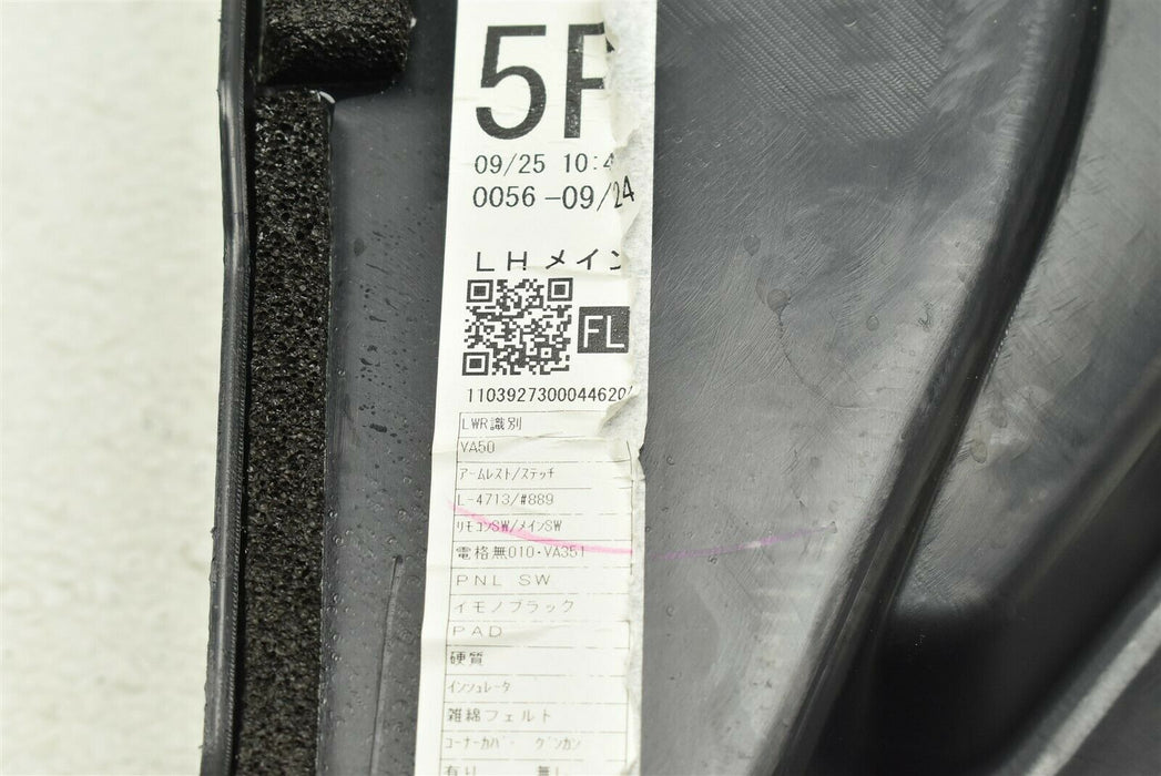 2015-2019 Subaru WRX STI Driver Door Panel Trim Front Left LH OEM 15-19