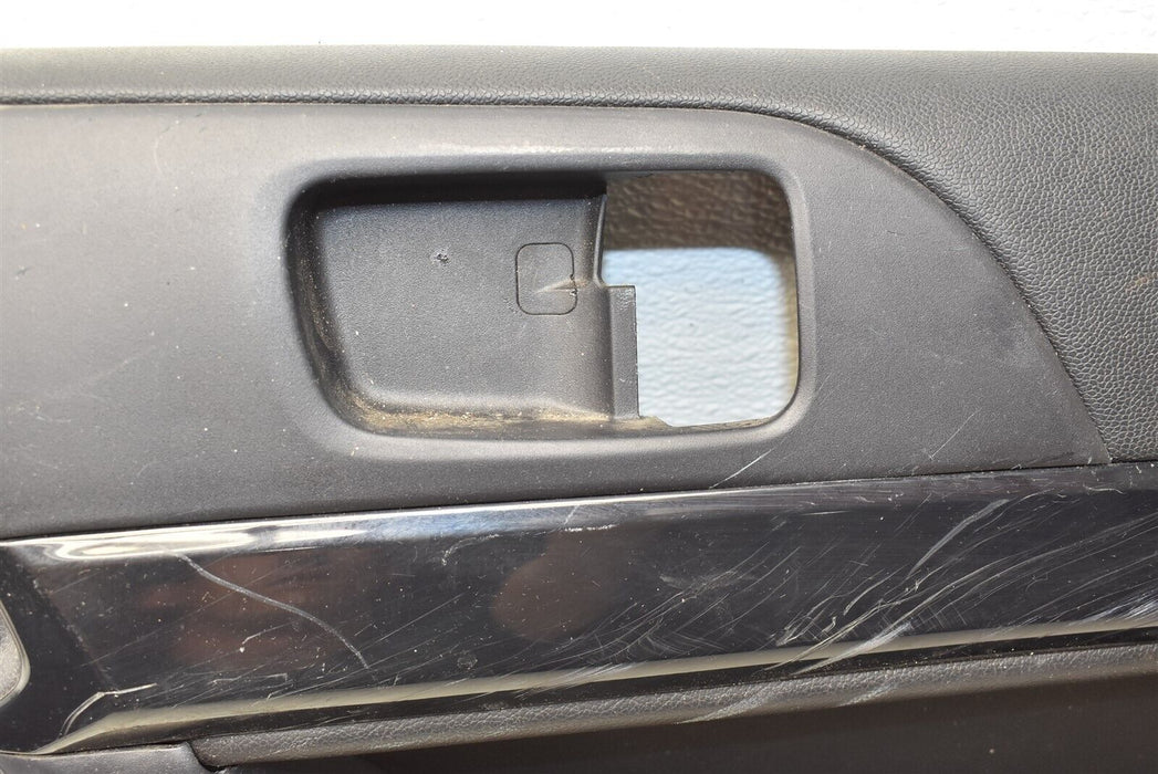 08-14 Mitsubishi Lancer Evolution X Front Passenger Right Door Panel 2008-2014