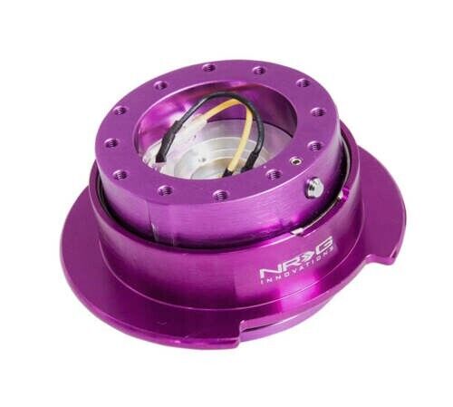 NRG SRK-250PP Steering Wheel Quick Release Gen 2.5 [Purple/Purple Ring]