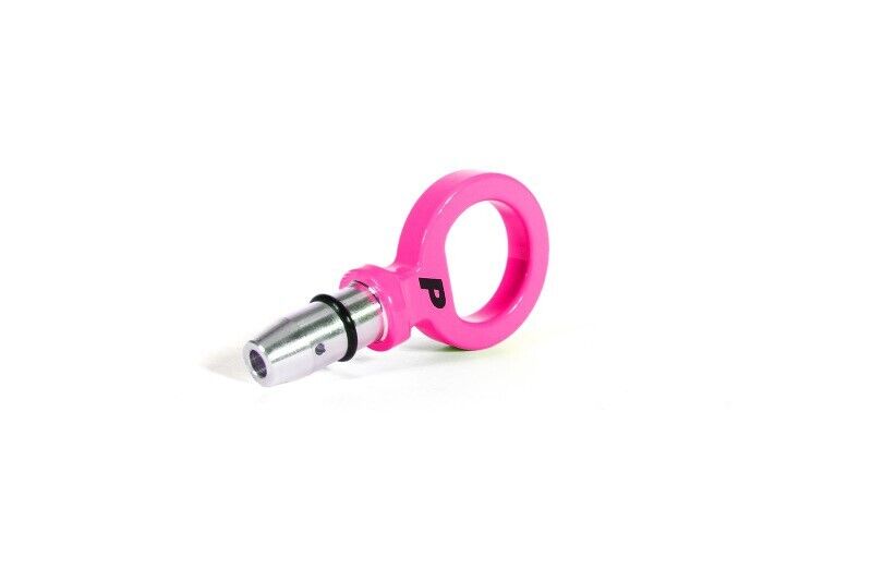 Perrin Round Style Hyper Pink Aluminum Engine Oil Dipstick Handle For Subaru