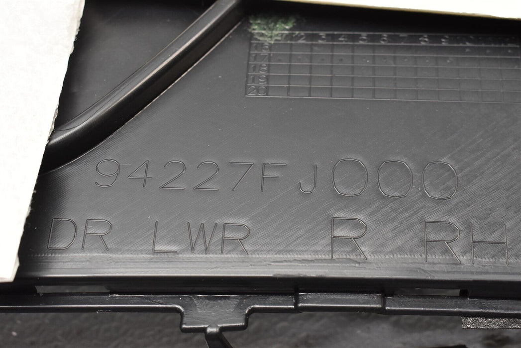 15-19 Subaru WRX STI Rear Right Door Panel Card Cover 2015-2019