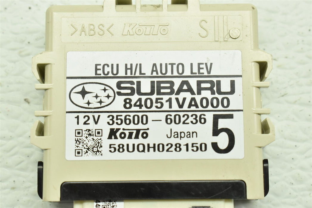 2015-2019 Subaru WRX Head Light Leveling Control Module Unit 84051VA000 15-19