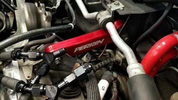 Perrin Engine Pitch Mount Red For Subaru WRX / STI / FXT / LGT