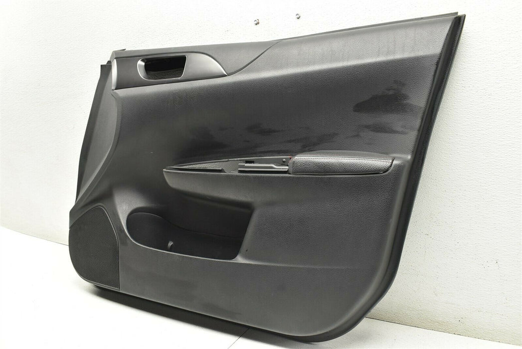 2008-2014 Subaru WRX STI Front Passenger Right Door Panel Card OEM 08-14