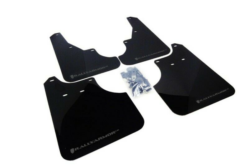 Rally Armor UR Mud Flaps Grey Logo for 09-13 Forester MF11-UR-BLK/GRY