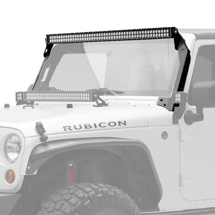 KC HiLiTES 366 CSeries C50 50" LED Lt Bar Combo Sys For 2007-2017 Jeep Wrangler