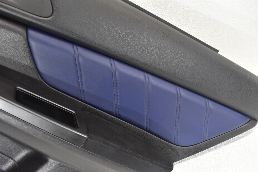 2015-2019 Subaru WRX STI Door Panel Trim Rear Right Passenger RH OEM 15-19