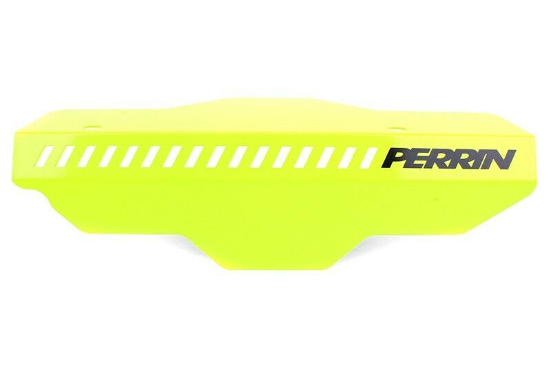 Perrin Alternator Pulley & Belt Cover For 02-14 WRX 04-20 STI Neon Yellow