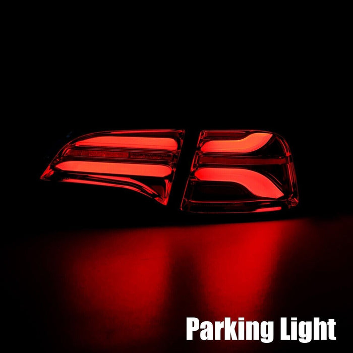 AlphaRex PRO LED Taillights for 2020-2022 Tesla Model Y with Amber Turn signal