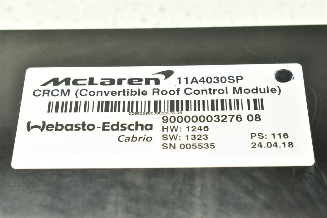 McLaren 570s Convertible Roof Control Module 11A4030SP