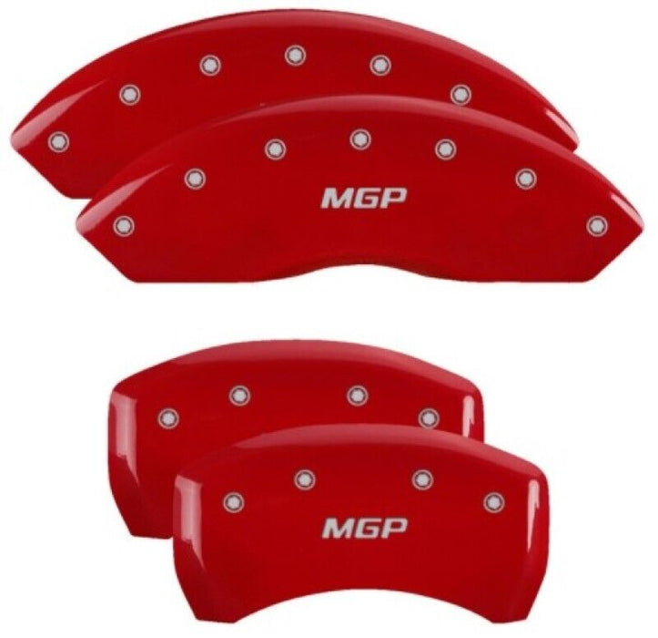 MGP Caliper Covers 14255SMGPRD Set of 4: Red Finish, Silver MGP For 19-20 Blazer