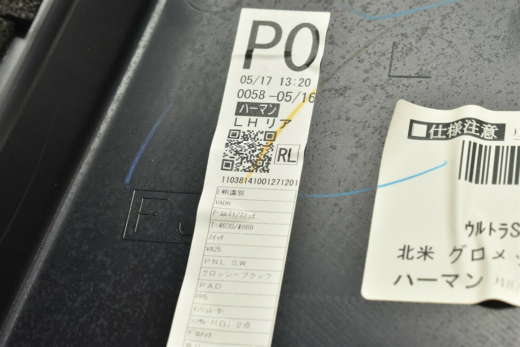 2015-2020 Subaru WRX Driver Rear Left Door Panel Card Assembly Factory OEM 15-20