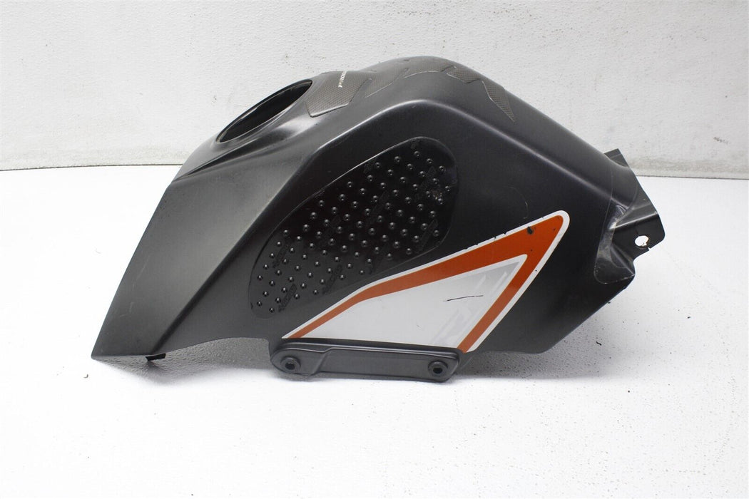 2015 KTM Duke 390 RC390 Damaged Fuel Tank Cover Trim Assembly Factory OEM 14-16