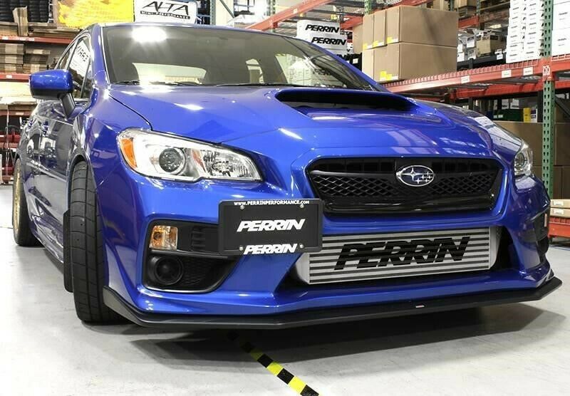 Perrin Front License Plate Relocation Kit for 2015-2017 WRX / STI with FMIC