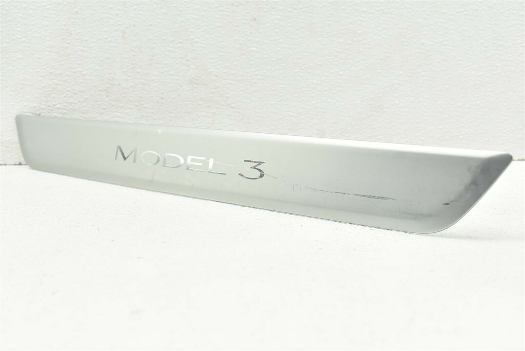 2017-2020 Tesla Model 3 Front Right Door Sill Scuff Plate 1504763-00-A OEM 17-20