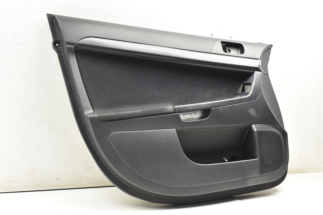 2008-2015 Mitsubishi Evolution X Door Panel Cover Front Left Driver LH OEM 08-15