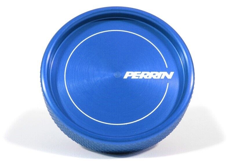Perrin Performance Blue Oil Fill Cap Round Style for WRX STI and FRS BRZ