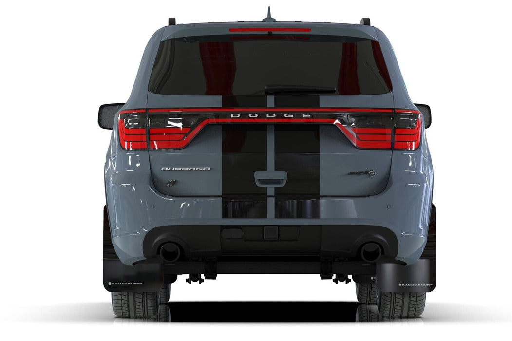 Rally Armor Red UR Mud Flap White Logo for 2016-21 Dodge Durango SRT / RT