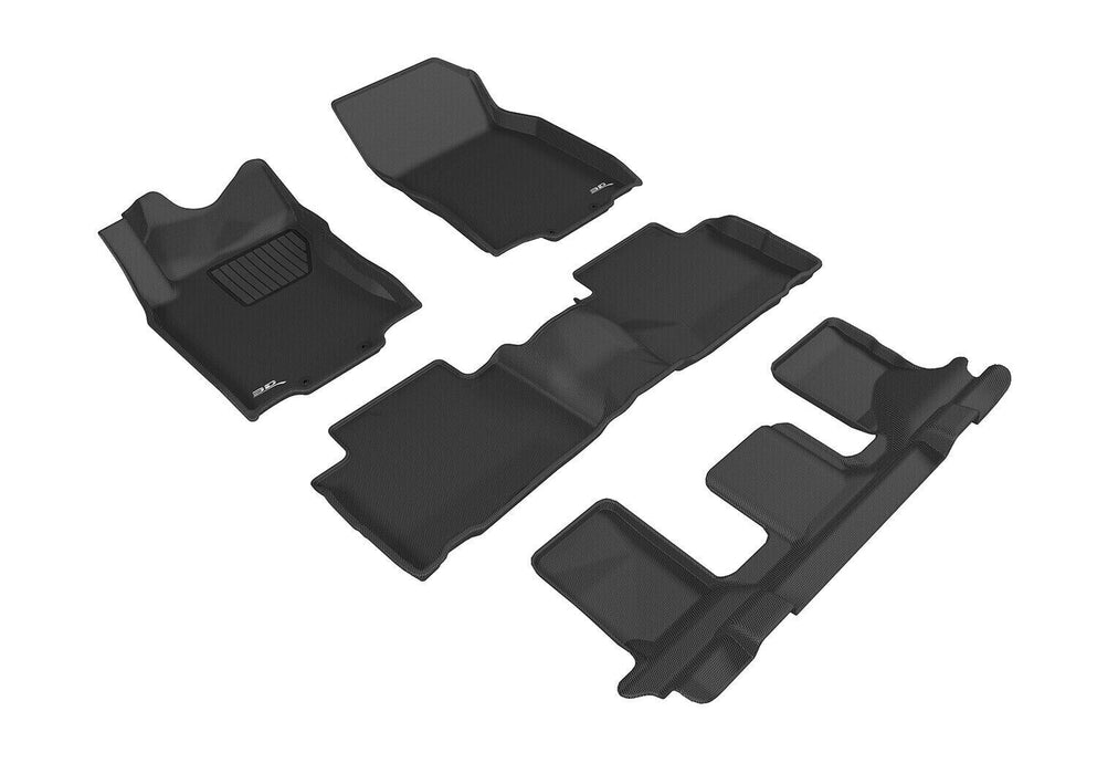 3D MAXpider Custom Fit All-Weather KAGU Series Floor Mats For 14-20 Nissan Rogue