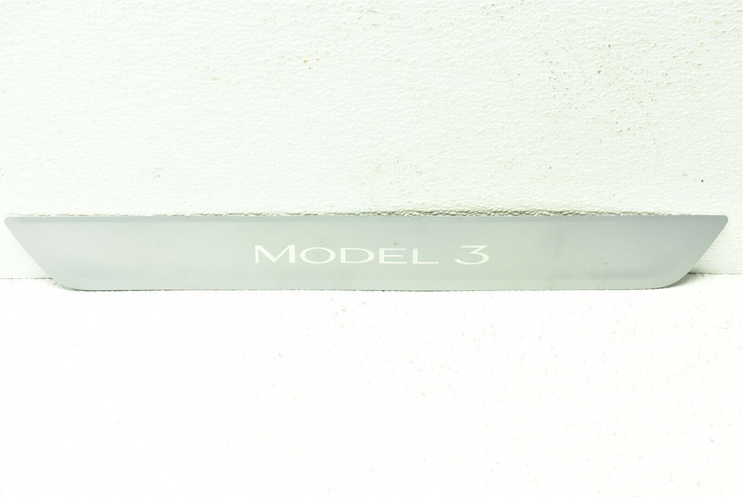 2017-2019 Tesla Model 3 Door Sill Scuff Plate Front 109084400C OEM 17-19