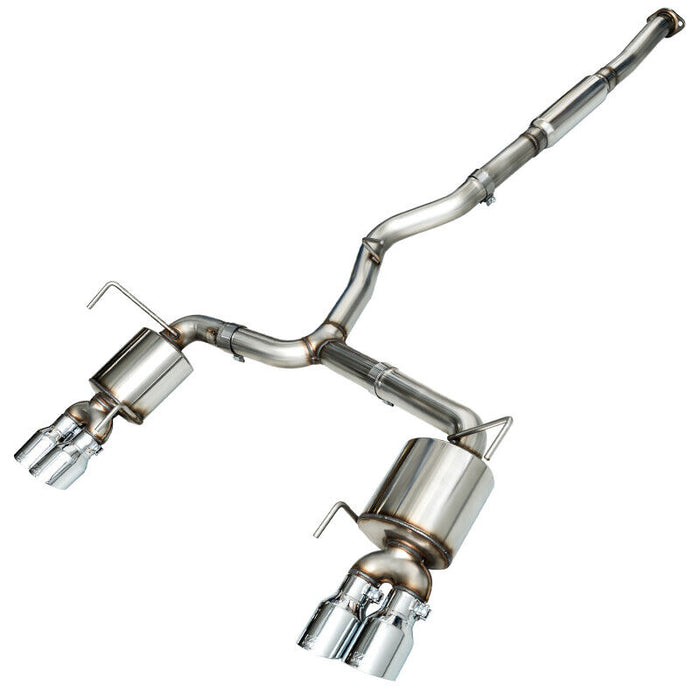 AWE 3015-42098 Tuning for 2015+ Subaru WRX VA Sedan Touring Exhaust-Silver