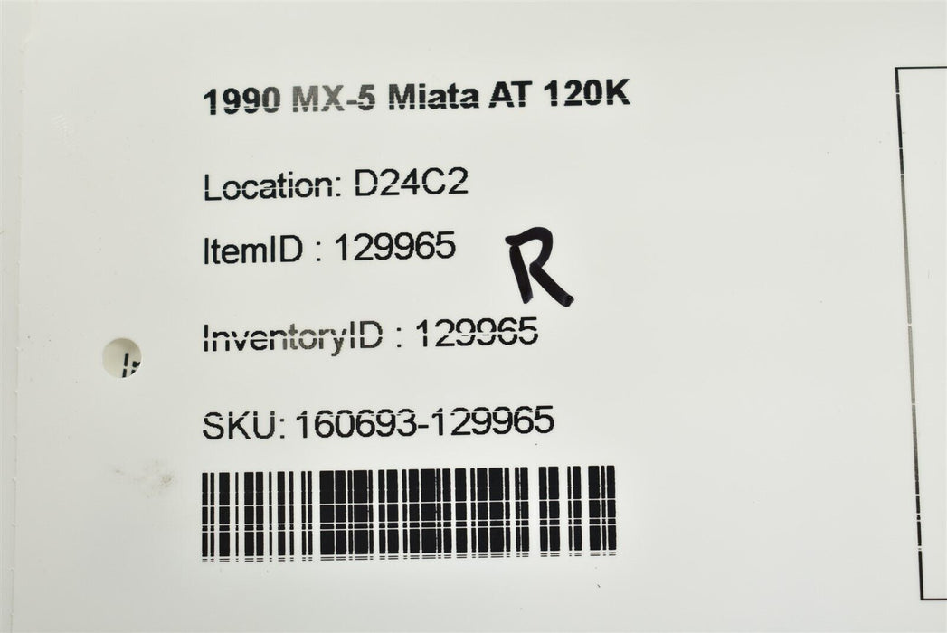 1990-1997 Mazda Miata MX-5 Right Window Regulator Passenger OEM 90-97