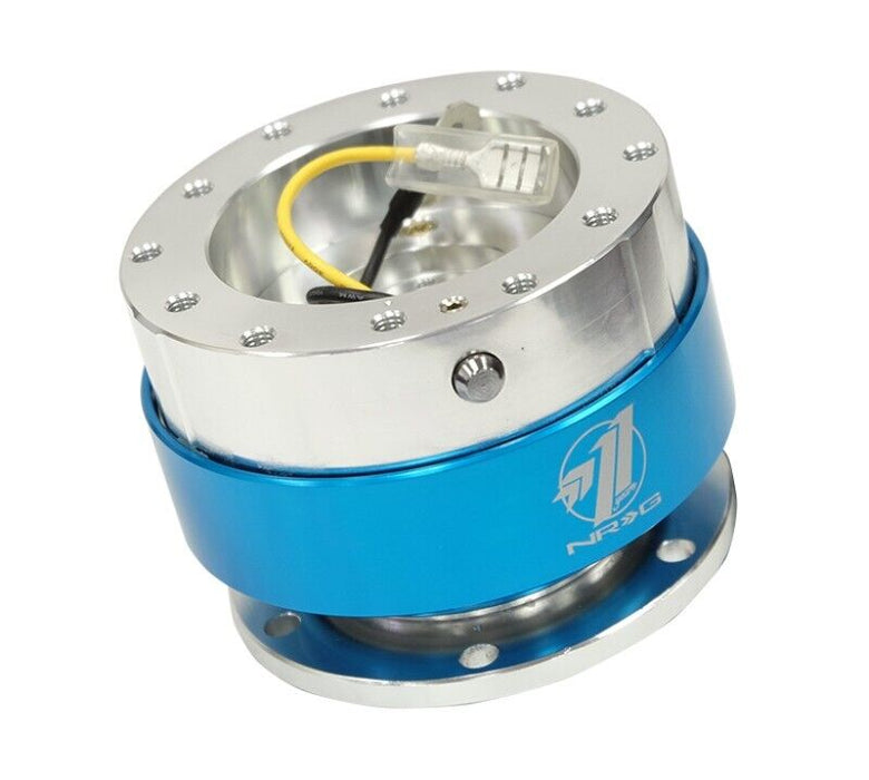 NRG SRK-100BL Quick Release - Black Body/ Blue Chrome Ring