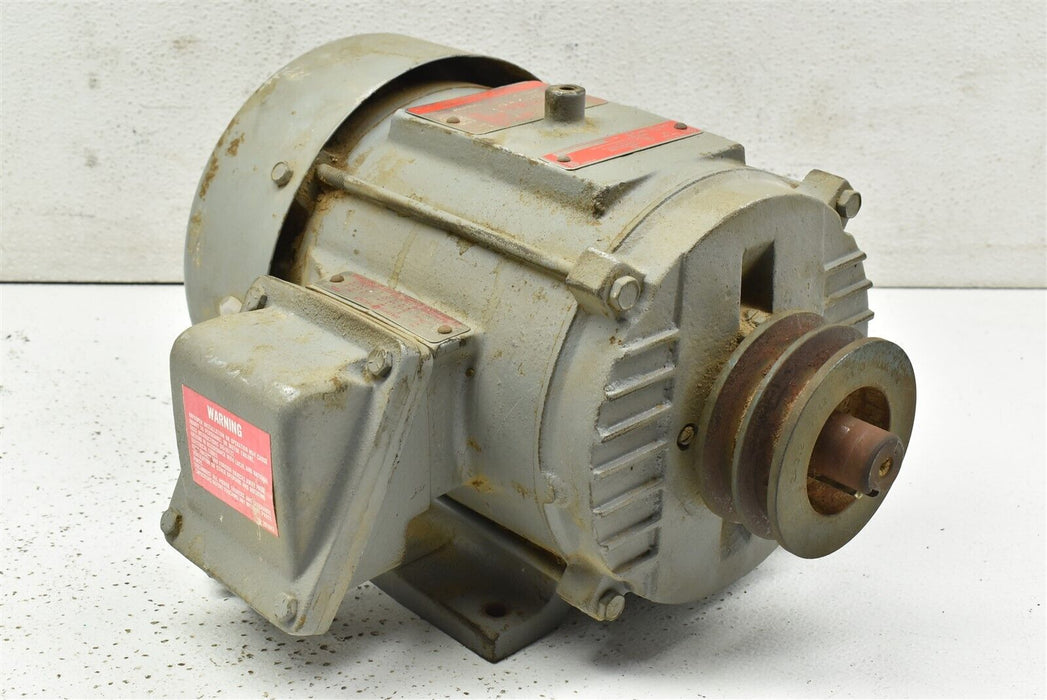 General Electrics Induction 3HP 1755RPM Motor Model 5K182CK265CP Phase 3