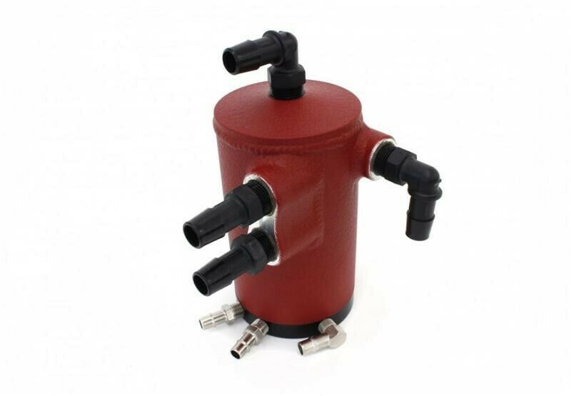 Perrin Red Air Oil Separator for FMIC for 02-14 WRX / 04+ STI PSP-ENG-607RD