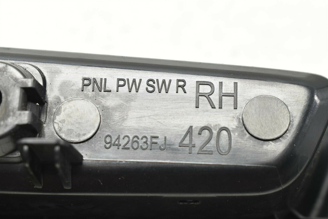 2015-2019 Subaru WRX Rear Right Switch Trim Cover 94263FJ420 15-19