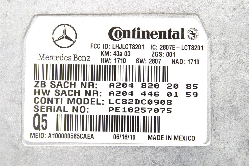 2011 Mercedes C63 AMG Voice Communication Control Module 2048202085 W204 08-14