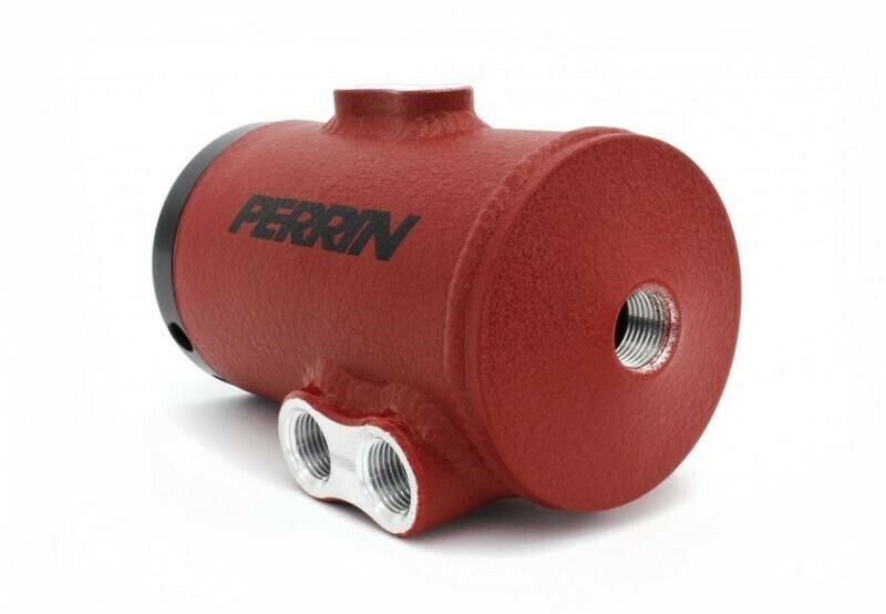 Perrin AOS Air Oil Separator Kit Red for 08-14 WRX & STI PSP-ENG-606RD