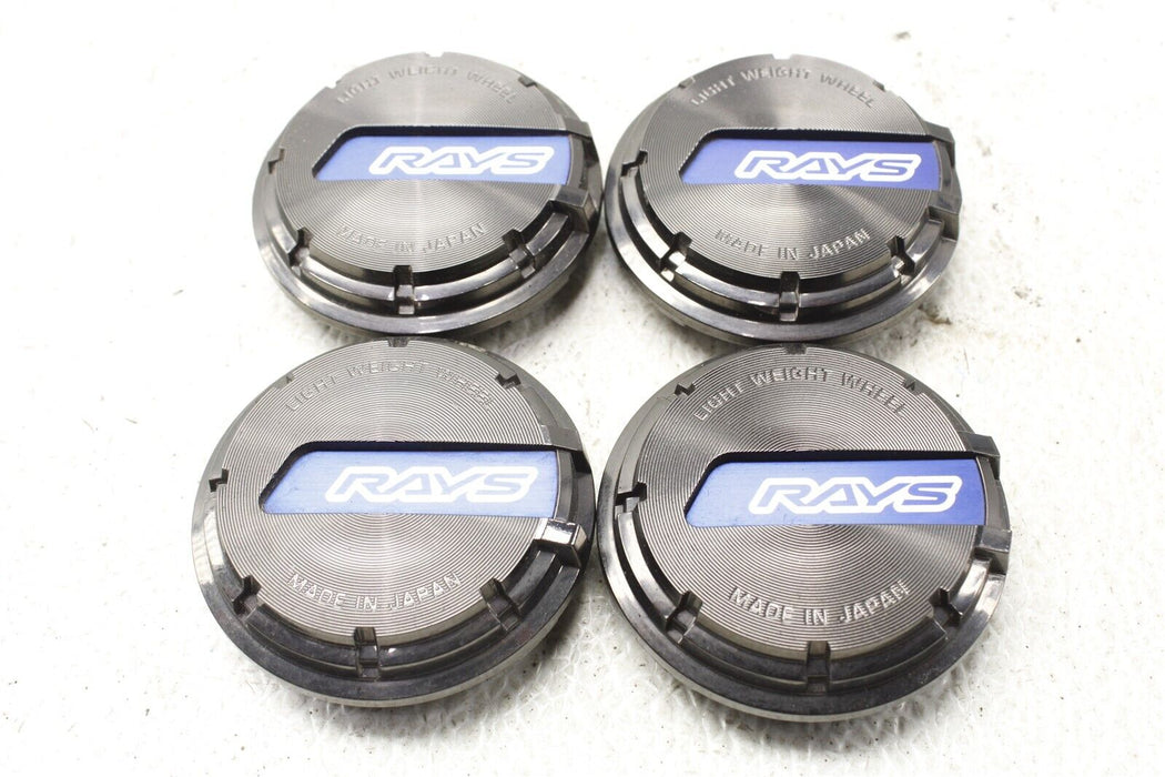RAYS 56MM Wheel Rim Center Cap Cover Assembly Set Of 4