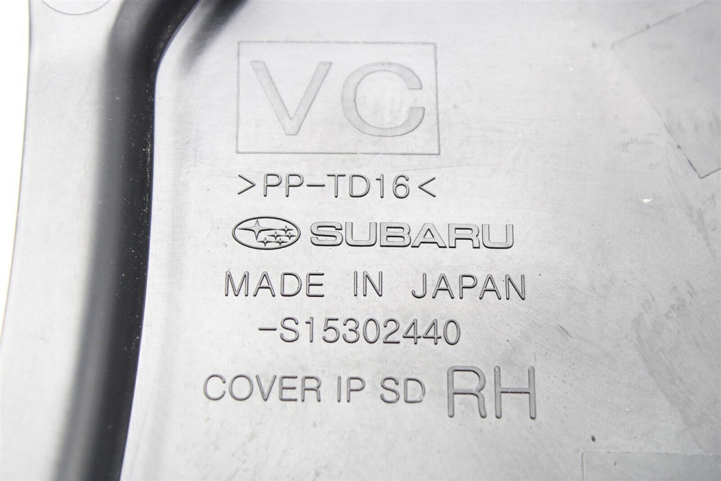 2022-2023 Subaru WRX Passenger Right Dashboard Dash Cap Cover Trim Panel 22-23