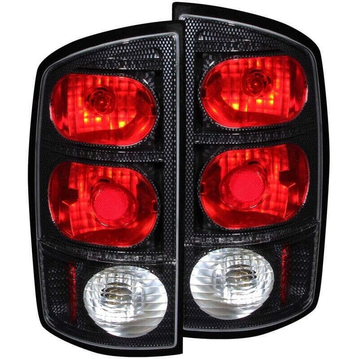 Anzo USA 211044 Tail Lights Lamp Carbon Fits 2002-2005 Dodge Ram 1500
