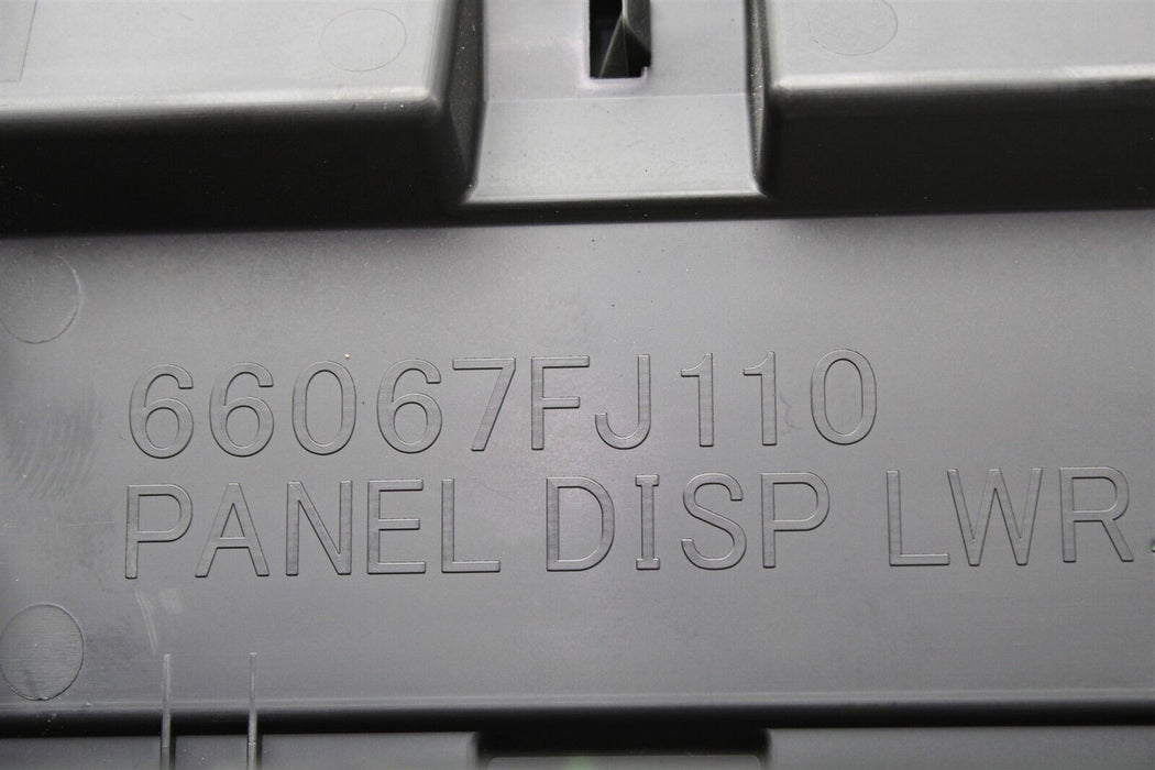 2015-2019 Subaru WRX STI Dash Instrument Panel Display Cover 66067FJ110 15-19