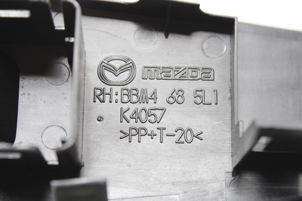 2010-2013 Mazdaspeed3 Rear Right Switch Trim Panel RH Passenger Speed3 MS3 10-13