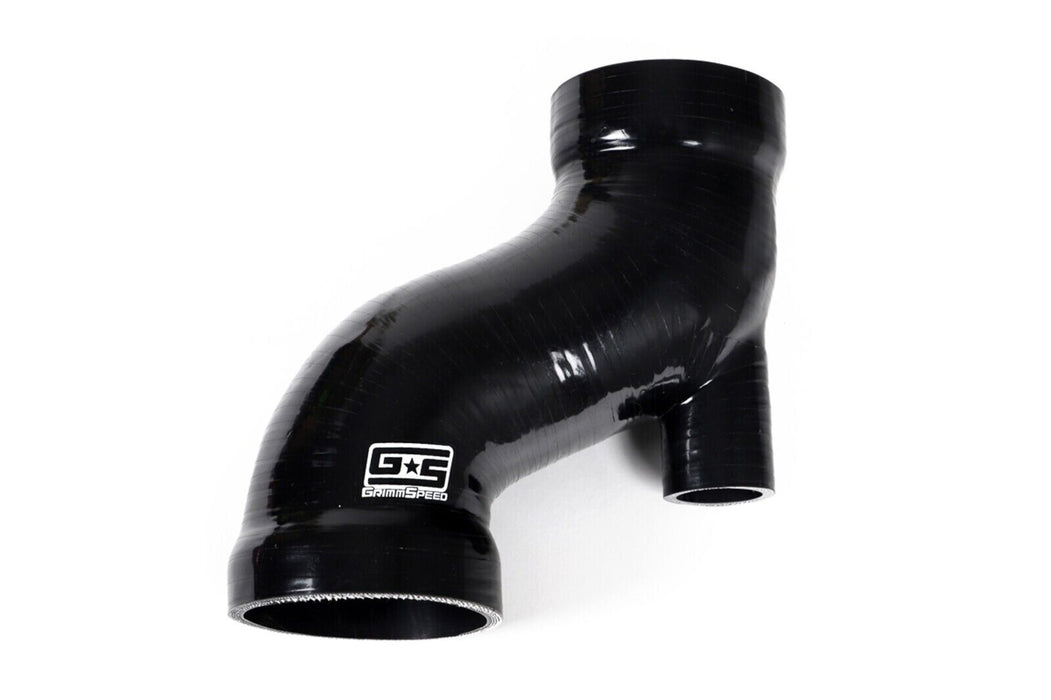 GrimmSpeed Post MAF Hose Kit with OE Sound Tube Black For 15-17 Subaru STi