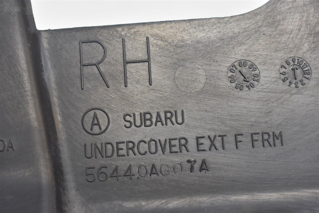 2005-2009 Subaru Legacy GT Body Front Right Under Cover FRMRH Trim Panel 05-09
