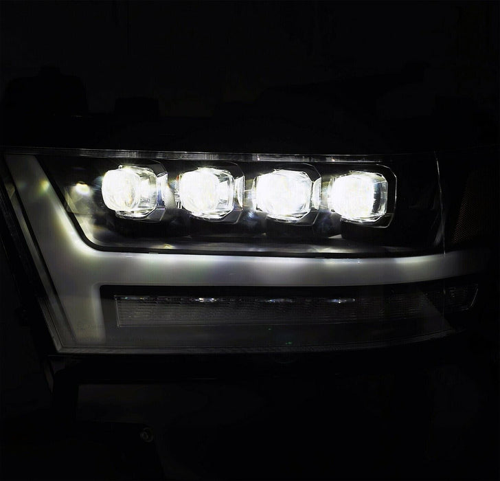 AlphaRex Black NOVA LED Headlights for 2019-2020 Ram 1500 Tradesman & Big Horn