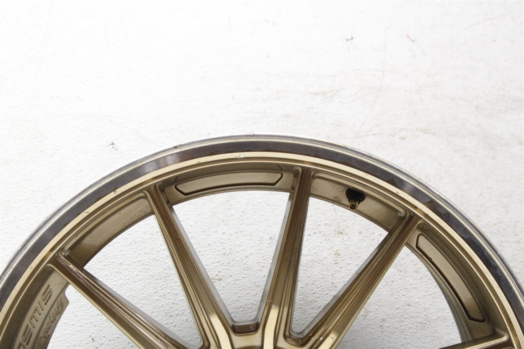 Cosmis Racing Wheel Rim R1 Gold Wheel 18x9.5 5x120 ET35 Used Wheel