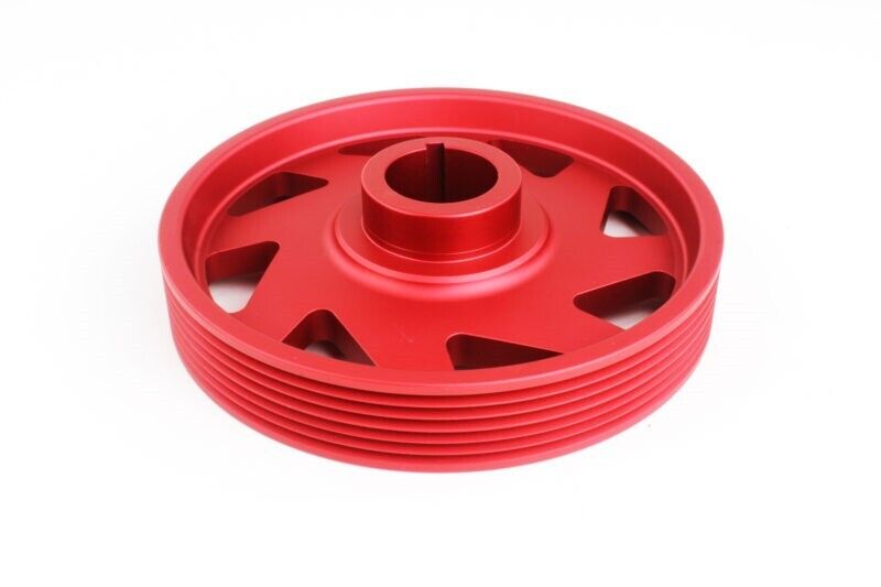 Perrin Red Lightweight Crank Pulley for 10th Gen Honda Civic Type R