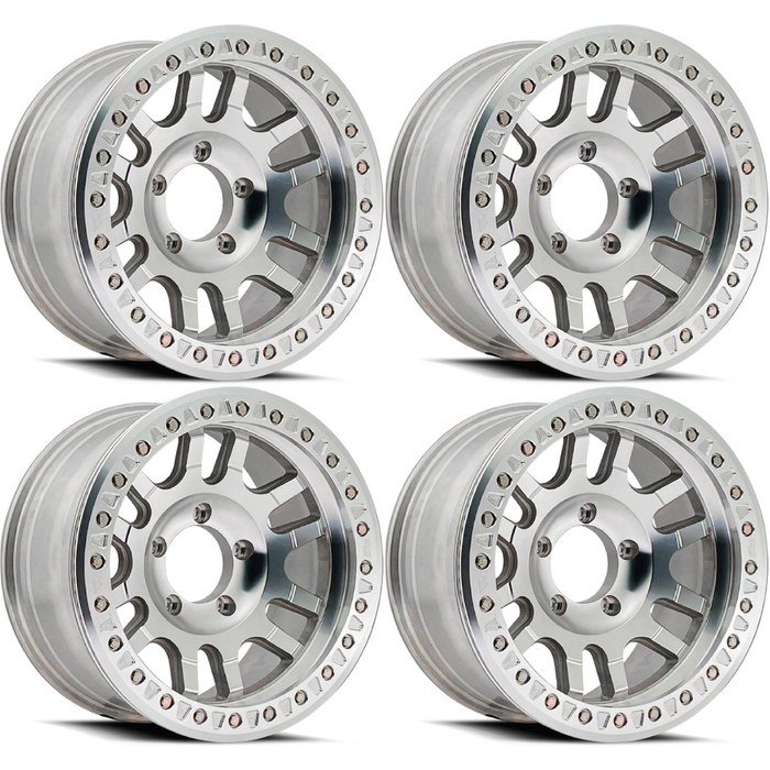 Dirty Life 9314-7970M12 Set of 4 17x9 8x170 -12 Canyon Race 9314 Machined Wheels