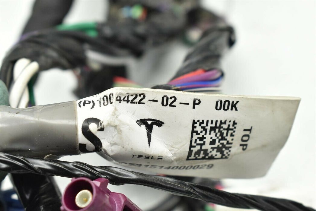 2015 Tesla Model S Dash Wiring Harness Wires 1004422-02-P