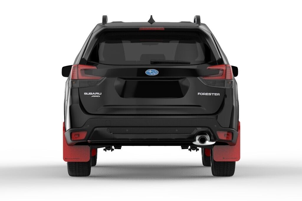 Rally Armor UR Red Mud Flaps w/ Black Logo for 2019-2021 Subaru Forester