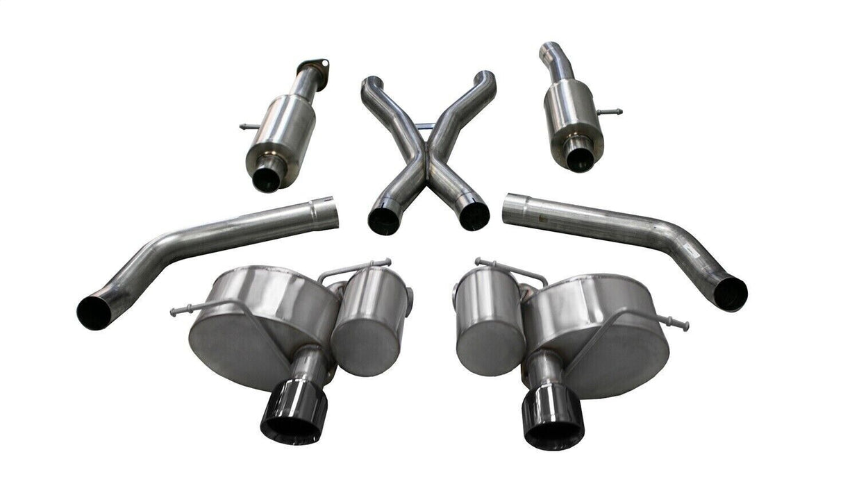 Corsa Performance 14466BLK Sport Exhaust System For 12-14 Jeep Grand Cherokee