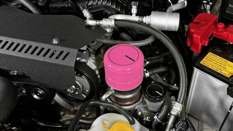 Perrin Hyper Pink Filter Cover for 2015-2023 Subaru WRX